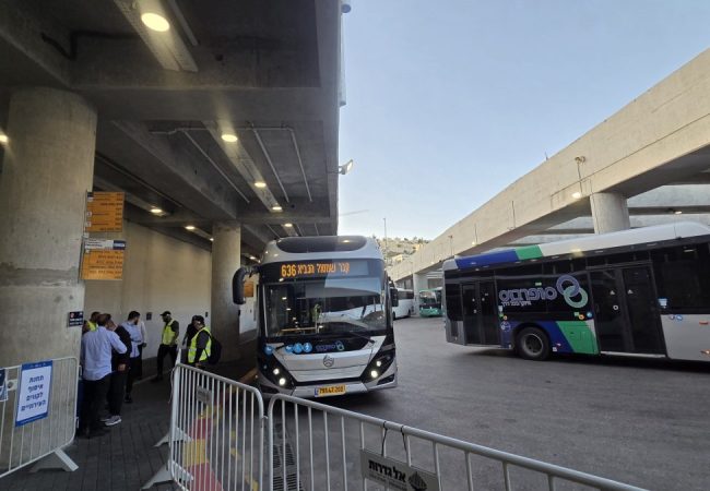 קווי האוטובוס להילולא במתחם הארזים