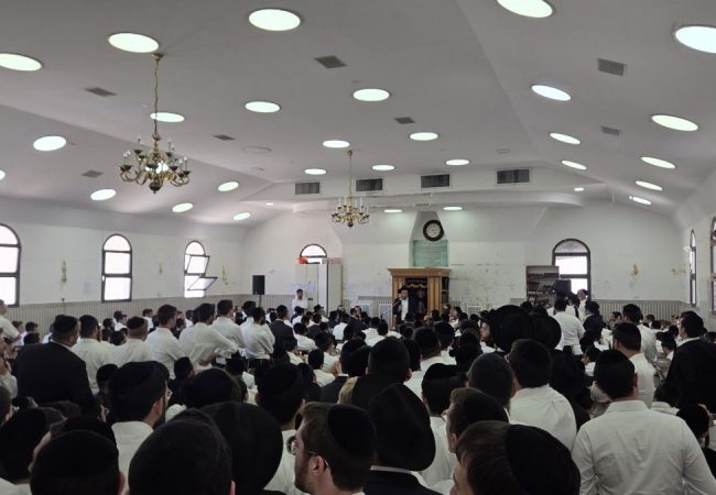 הכינוס של ישיבת מיר בבית ישראל | צילום: חרדים ירושלים