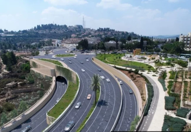 צילום הדמיה: תכנית אב לתחבורה ירושלים