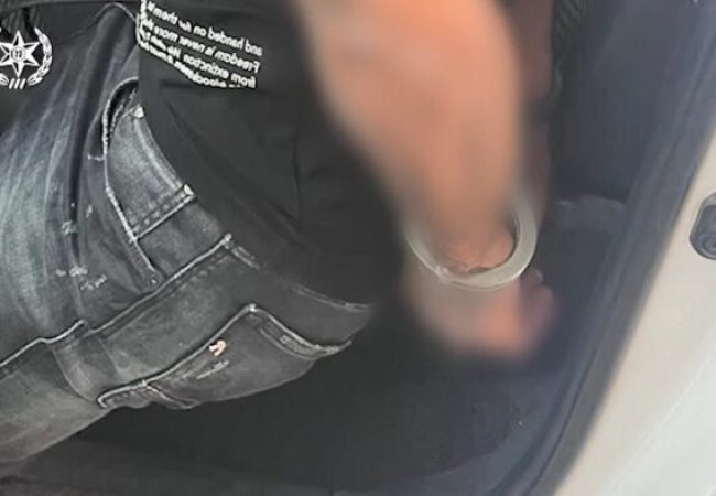 המעצרים. קרדיט: דוברות המשטרה